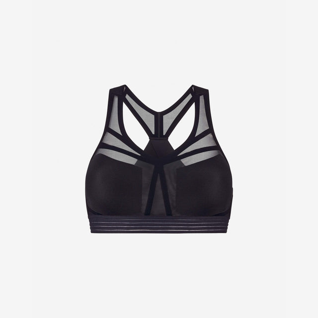 Hastko Bra No. 38 Sport-BH in zwart – productfoto voorkant