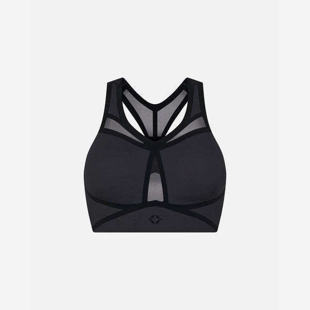 Hastko Bra No. 39 All Terrain Sport-BH in Schwarz – Produktfoto Vorderseite