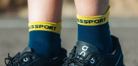 Compressport | Pro Racing Socks Run V4.0 Low | Hardloopsokken | Trail.nl