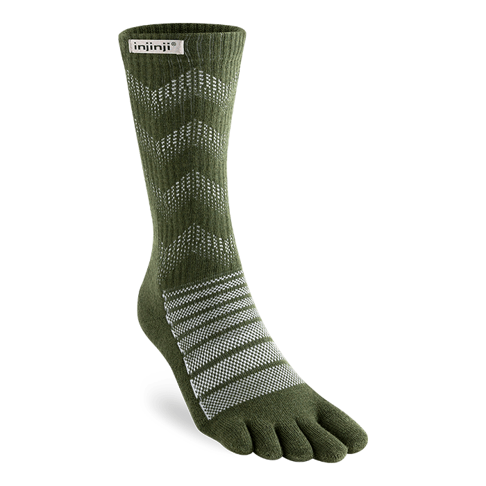 Injinji | Outdoor | Crew | Midweight | Wol | Wandelsokken - Trail.nl