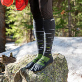 Injinji | Snow | Over the Calf | Midweight Padded | Teensokken - Trail.nl