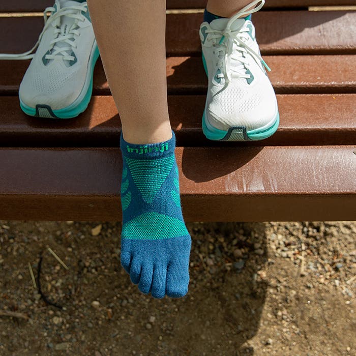 Injinji | Ultra Run | No - Show | Midweight Padded | Dames | Hardloopsokken - Trail.nl