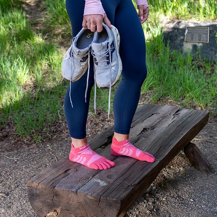 Injinji | Ultra Run | No - Show | Midweight Padded | Dames | Hardloopsokken - Trail.nl