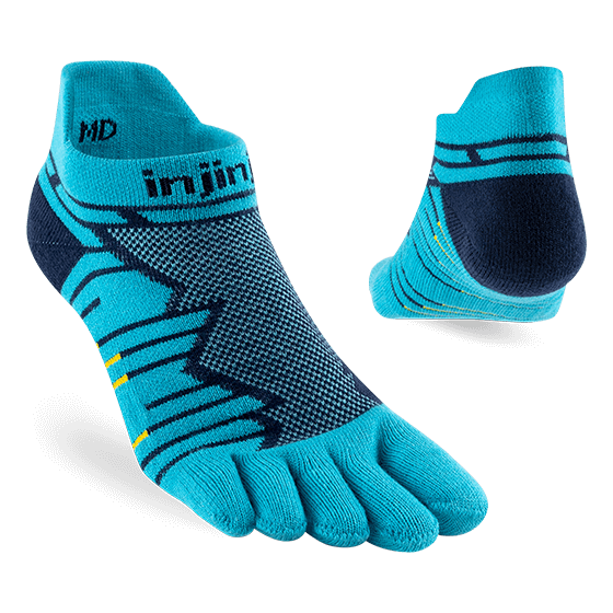 Injinji | Ultra Run | No-Show | Midweight Padded | Hardloopsokken | Trail.nl