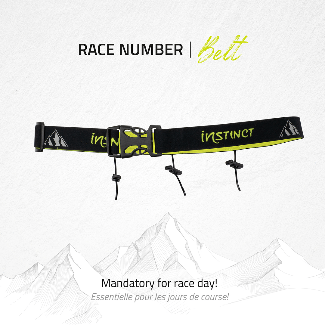 Instinct | Race Number Belt | Startnummerband | Trail.nl