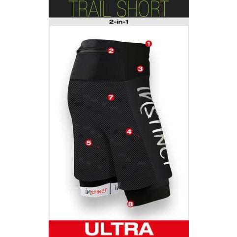 Instinct Trail Short 2-in-1 | Trail.nl