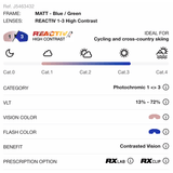Julbo | Ultimate | Reactiv 1-3 High Contrast | Trail.nl