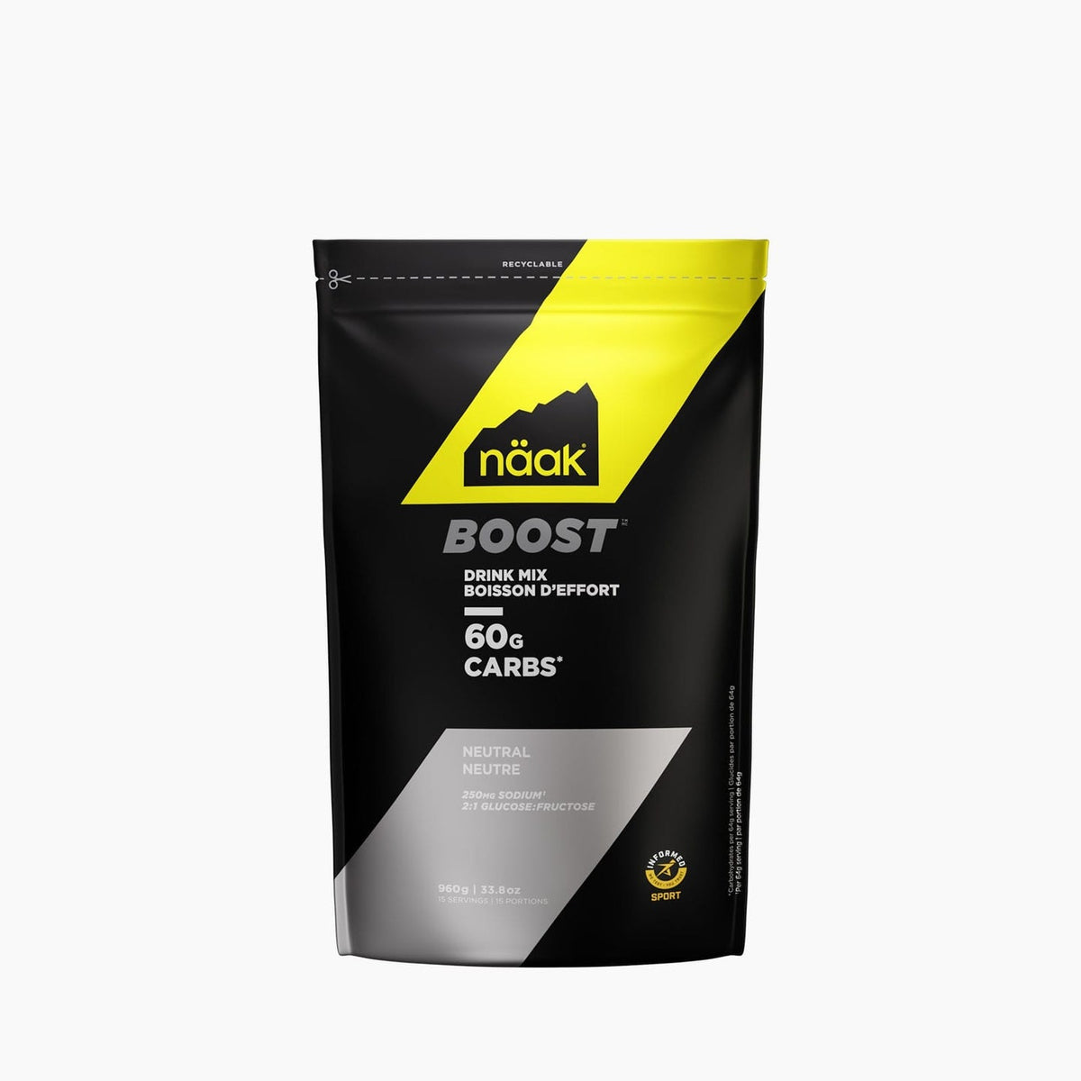 Näak Boost Energy Drink Mix (60g Carbs) | Trail.nl