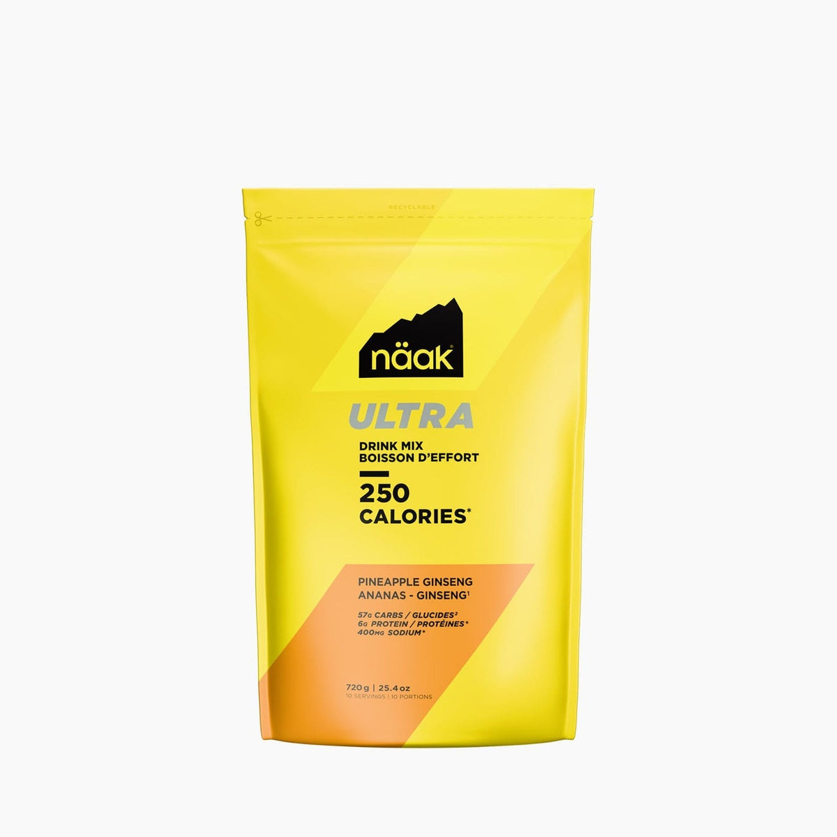 Näak Ultra Energy Drink Mix 250 (55g Carbs) - Trail.nl