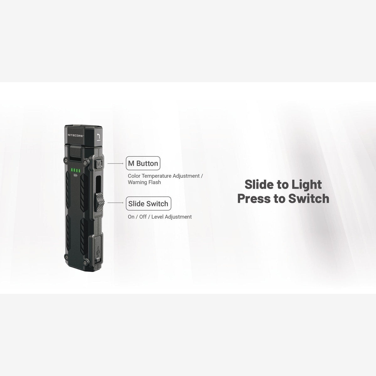 Nitecore | EDC09 | Zaklamp Oplaadbaar | 1600 Lumen - Trail.nl