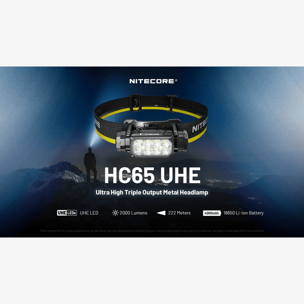 Nitecore | HC65 UHE (2000 Lumen) | Trail.nl
