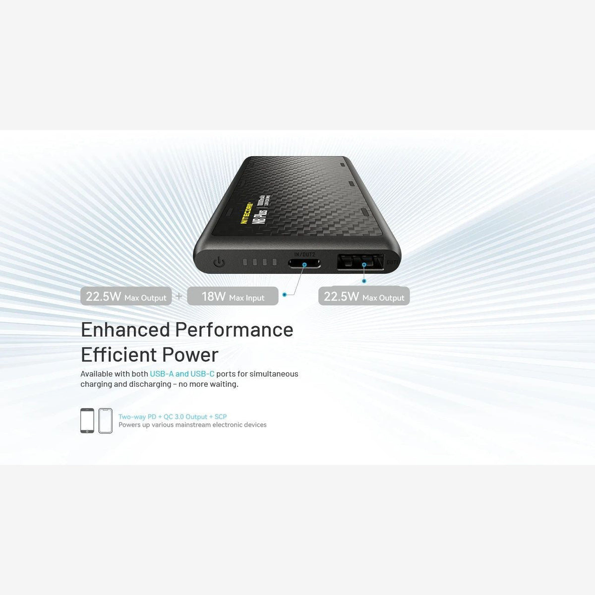 Nitecore | NB Plus | Powerbank | 10.000 | Trail.nl