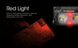 Nitecore | NU25 UL | Ultralight Hoofdlamp Oplaadbaar | 400 Lumen | Trail.nl