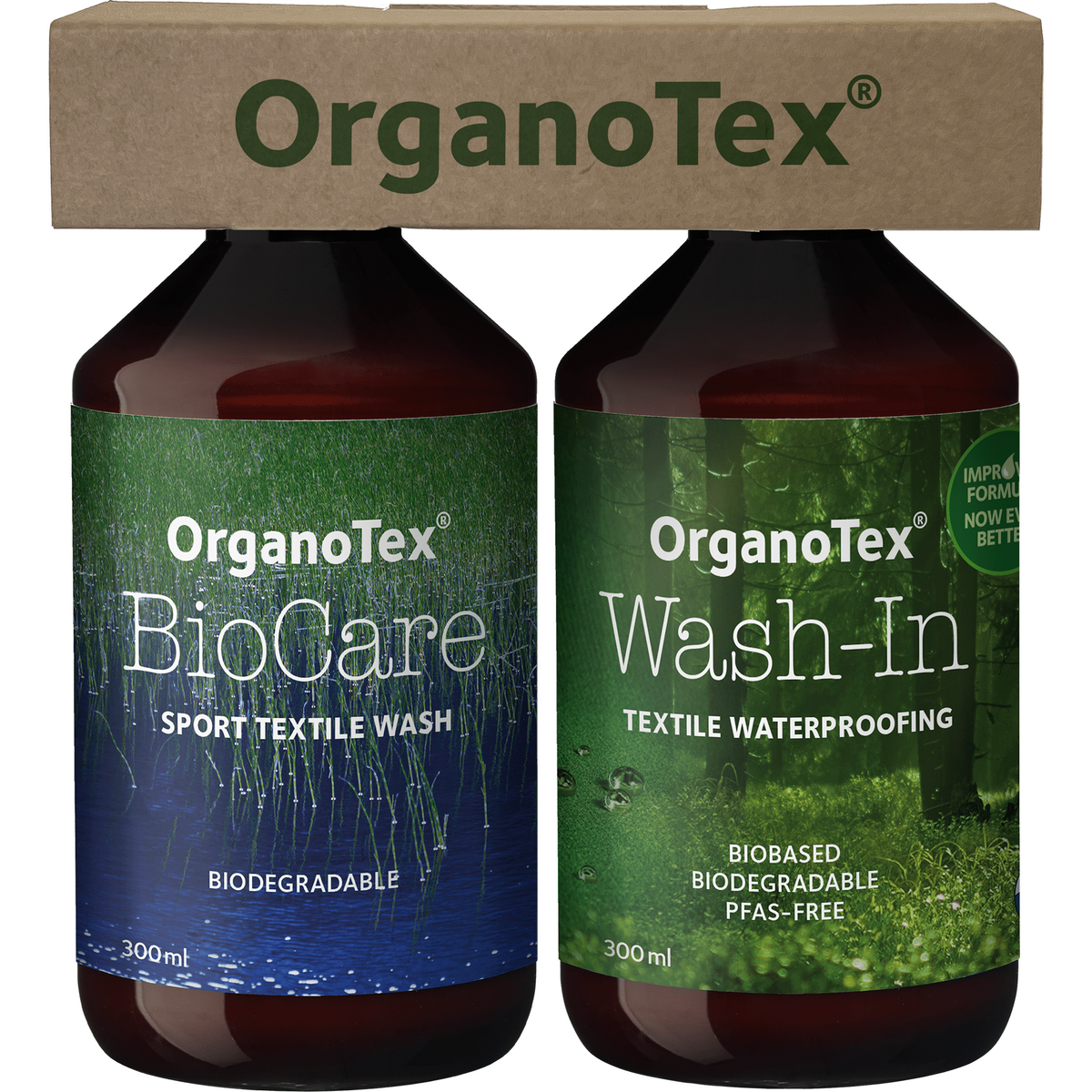 OrganoTex | Garment Care Kit | Waterafstotend Middel + Wasmiddel | Trail.nl