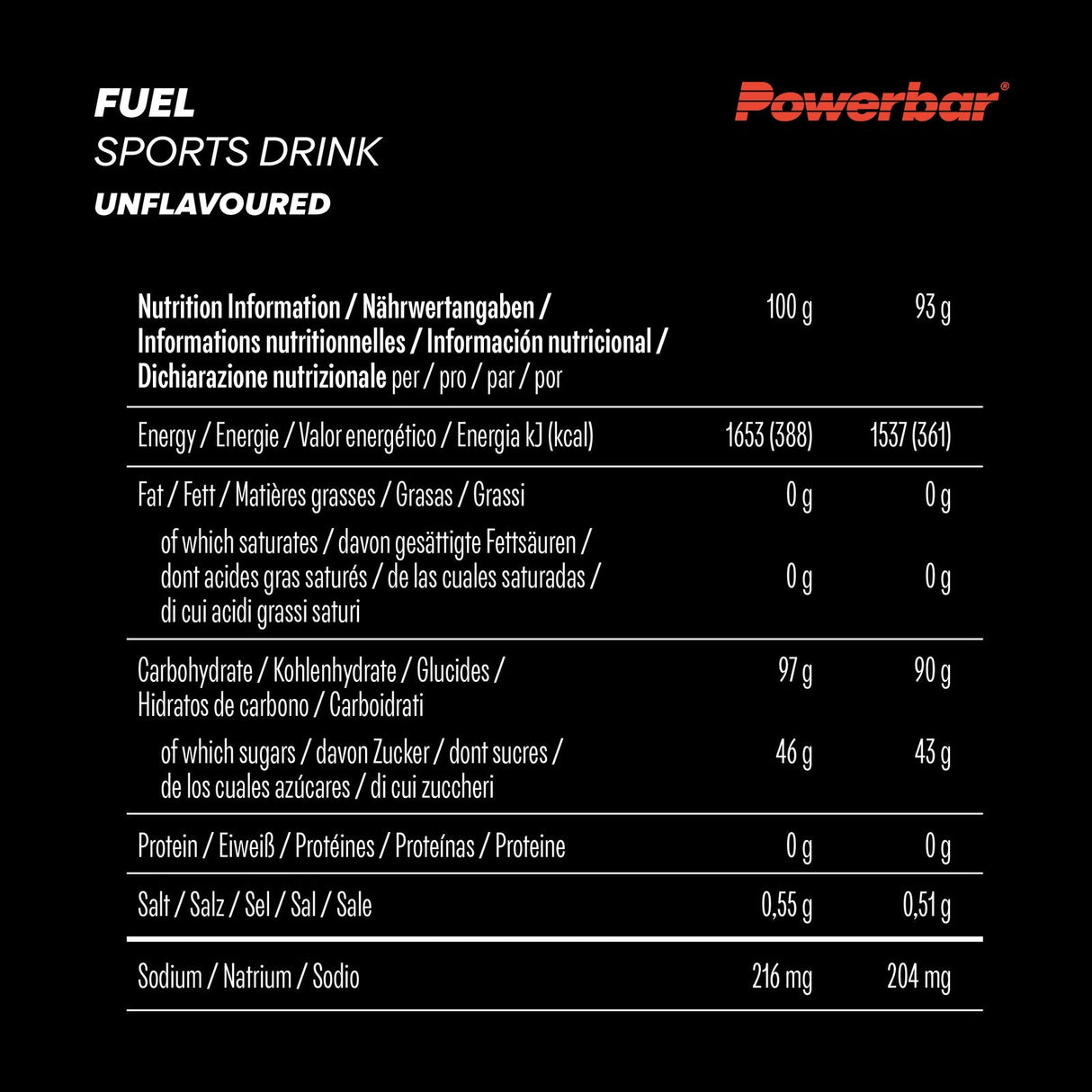 Powerbar | Fuel 90 | High Carb Sports Drink - Trail.nl