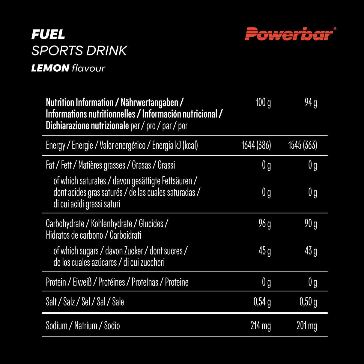 Powerbar | Fuel 90 | High Carb Sports Drink - Trail.nl