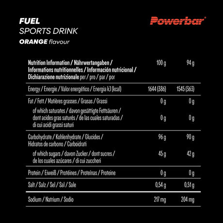 Powerbar | Fuel 90 | High Carb Sports Drink | Trail.nl