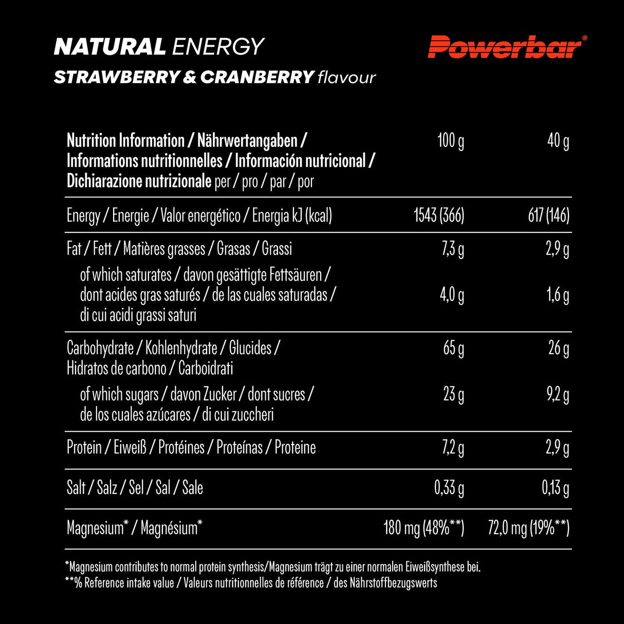 Powerbar | Natural Energy Cereal | Vegan Energiereep | 26 Gram Carbs - Trail.nl