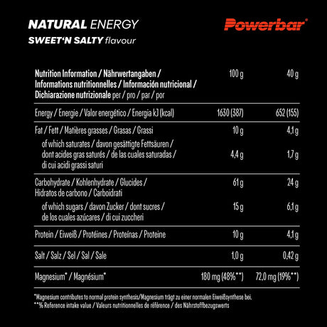 Powerbar | Natural Energy Cereal | Vegan Energiereep | 26 Gram Carbs | Trail.nl