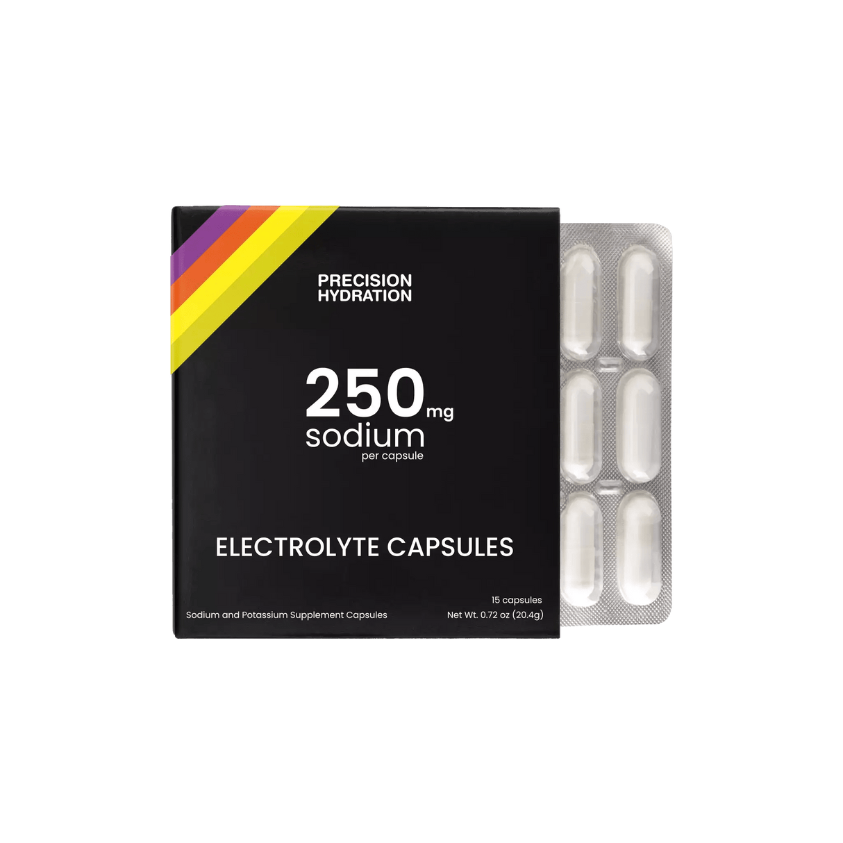 Precision Hydration | Electrolyte Capsules | 250 mg Sodium - Trail.nl