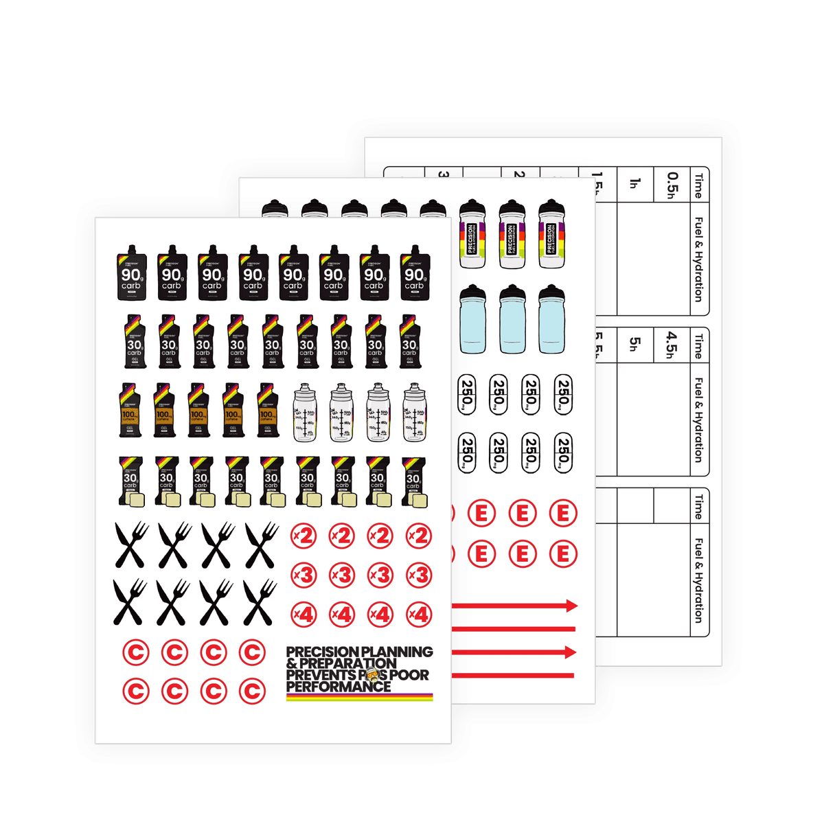 Precision Hydration | Strategy Stickers - Trail.nl