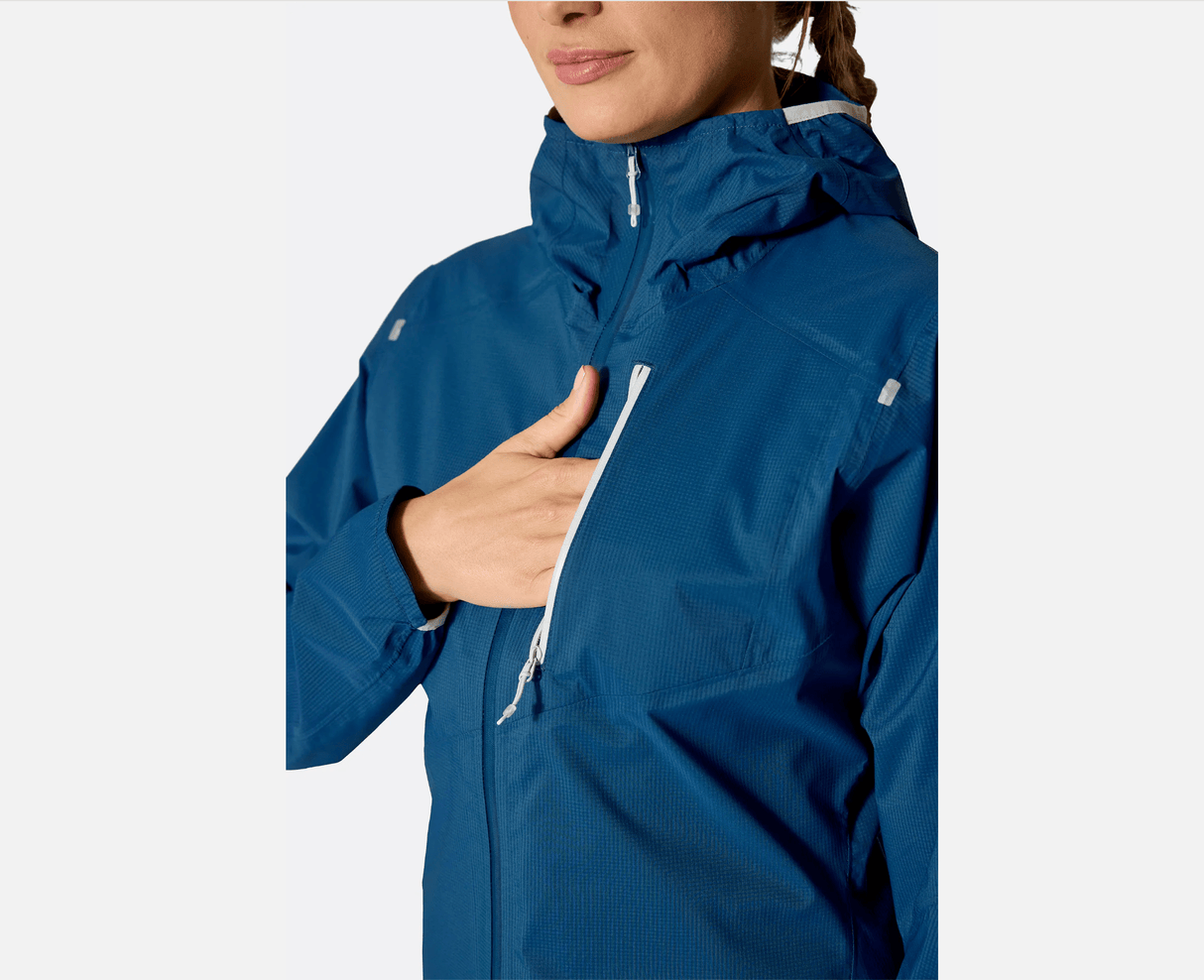 Rab Downpour Trail Light Waterproof Jacket Dames - Trail.nl