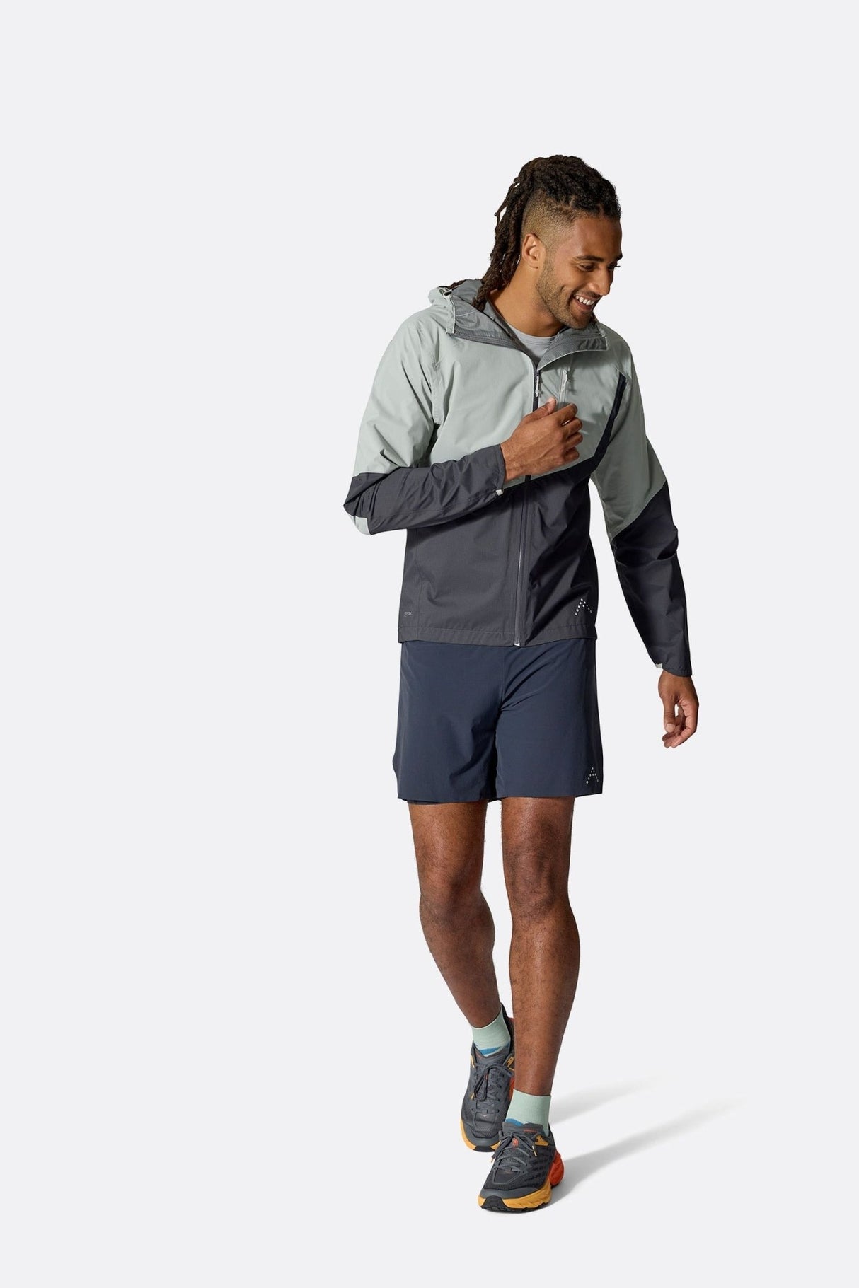 Rab Downpour Trail Light Waterproof Jacket Heren - Trail.nl
