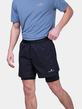 Ronhill | Tech 5" Twin Short | Heren | Trail.nl