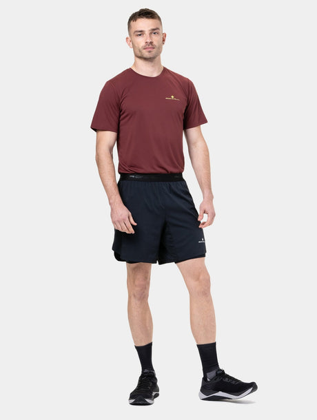 Ronhill | Tech 7" Twin Short | Heren | Trail.nl