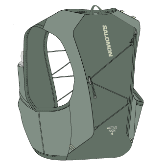 Salomon | Active Skin 4 | Hardlooprugzak | Unisex - Trail.nl