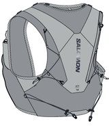 Salomon | Adv Skin 12 | Hardlooprugzak | Unisex | +2 Soft Flasks - Trail.nl