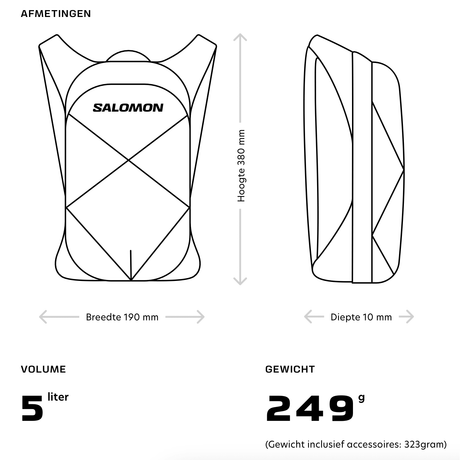 Salomon Adv Skin 5 (5 liter) | Trail.nl