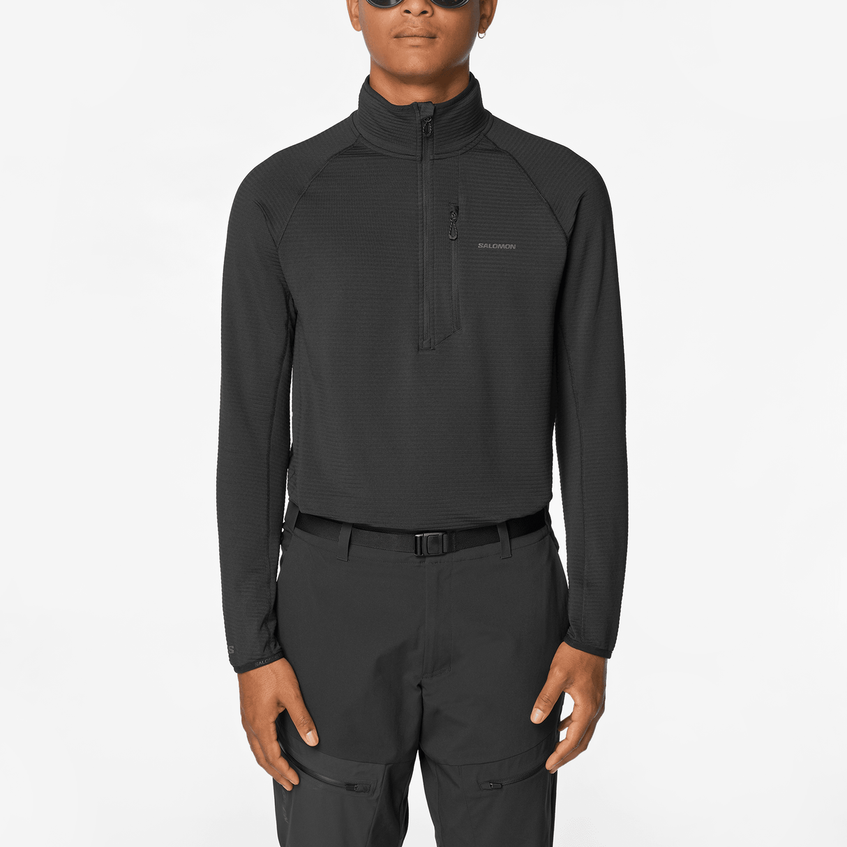 Salomon Essential Lightwarm Half Zip Heren | Trail.nl