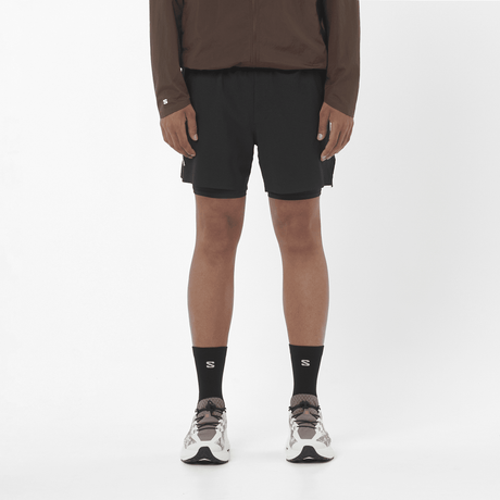 Salomon Sense Aero 2-in-1 Trail 5" Shorts Heren | Trail.nl