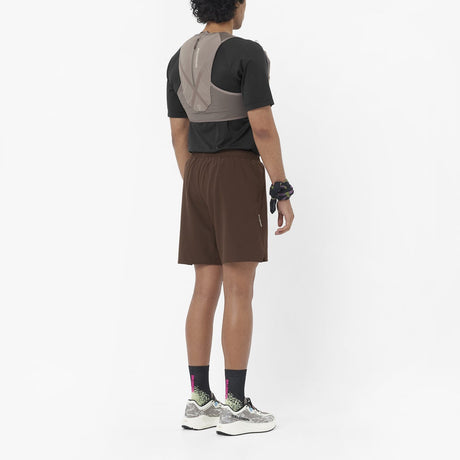 Salomon Shakeout Core Tee GFX Heren | Trail.nl