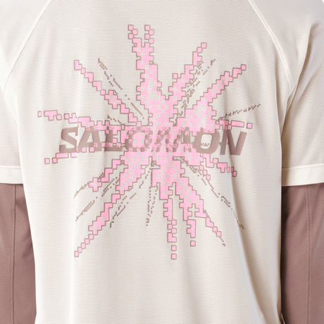 Salomon Shakeout Core Tee GFX Heren | Trail.nl