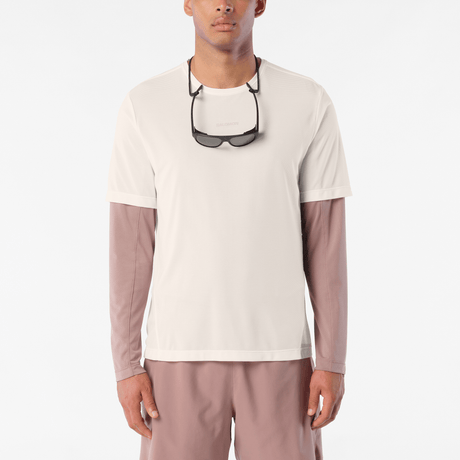 Salomon Shakeout Core Tee GFX Heren | Trail.nl