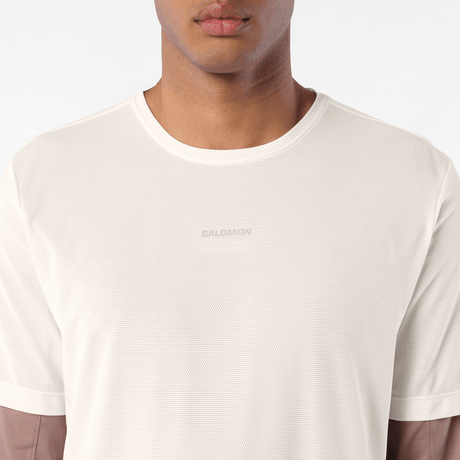 Salomon Shakeout Core Tee GFX Heren | Trail.nl