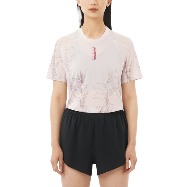 Salomon S/Lab Ultra Tee AOP Dames