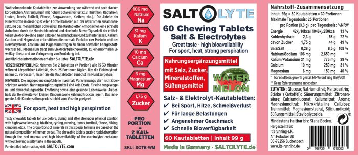 Saltolyte | Chews | Kauwtabletten Elektrolyten | Trail.nl