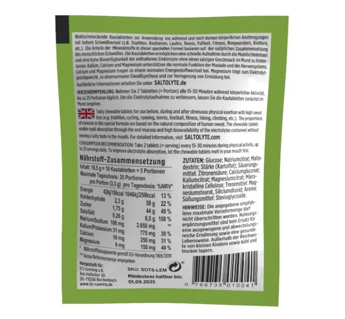 Saltolyte | Chews | Kauwtabletten Elektrolyten | Trail.nl