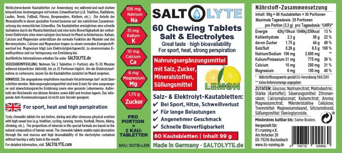 Saltolyte | Chews | Kauwtabletten Elektrolyten | Trail.nl