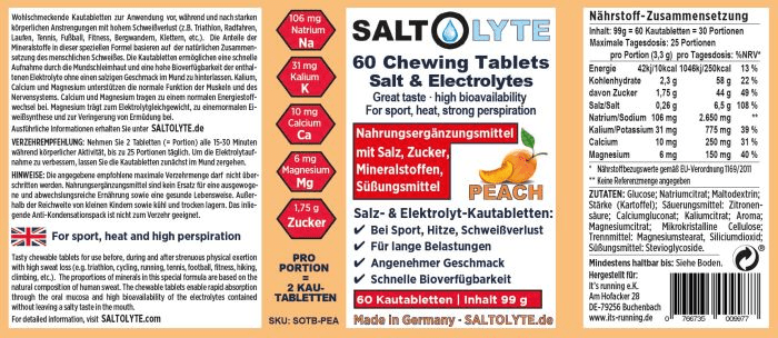 Saltolyte | Chews | Kauwtabletten Elektrolyten | Trail.nl