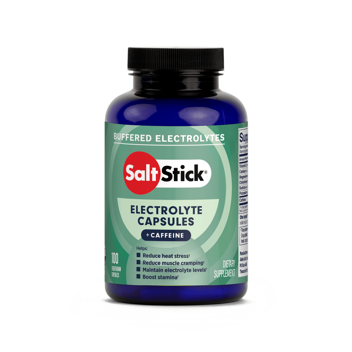 SaltStick | Elektrolyte Caps Plus | Met Caffeine | 132 mg Elektrolyten - Trail.nl