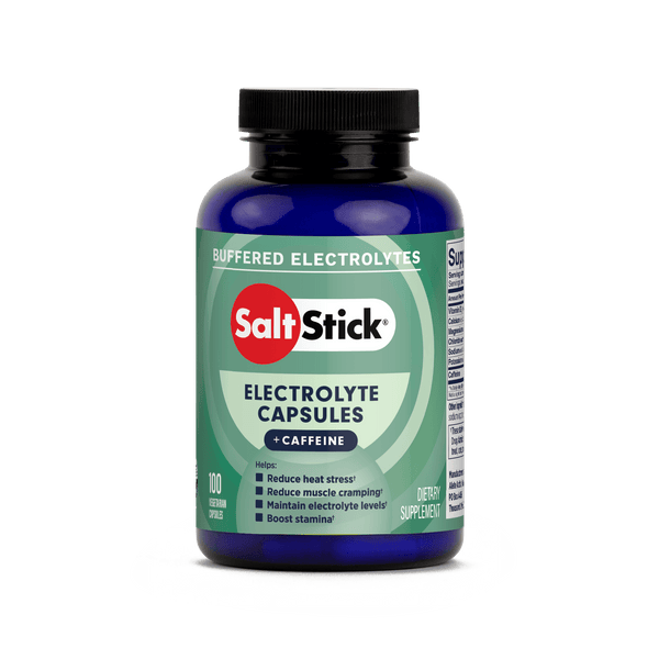 SaltStick Caps Plus Elektrolyt-Kapseln mit Koffein (190mg Natrium)