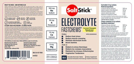 Saltstick | Fastchews | 73 mg Elektrolyten | Trail.nl