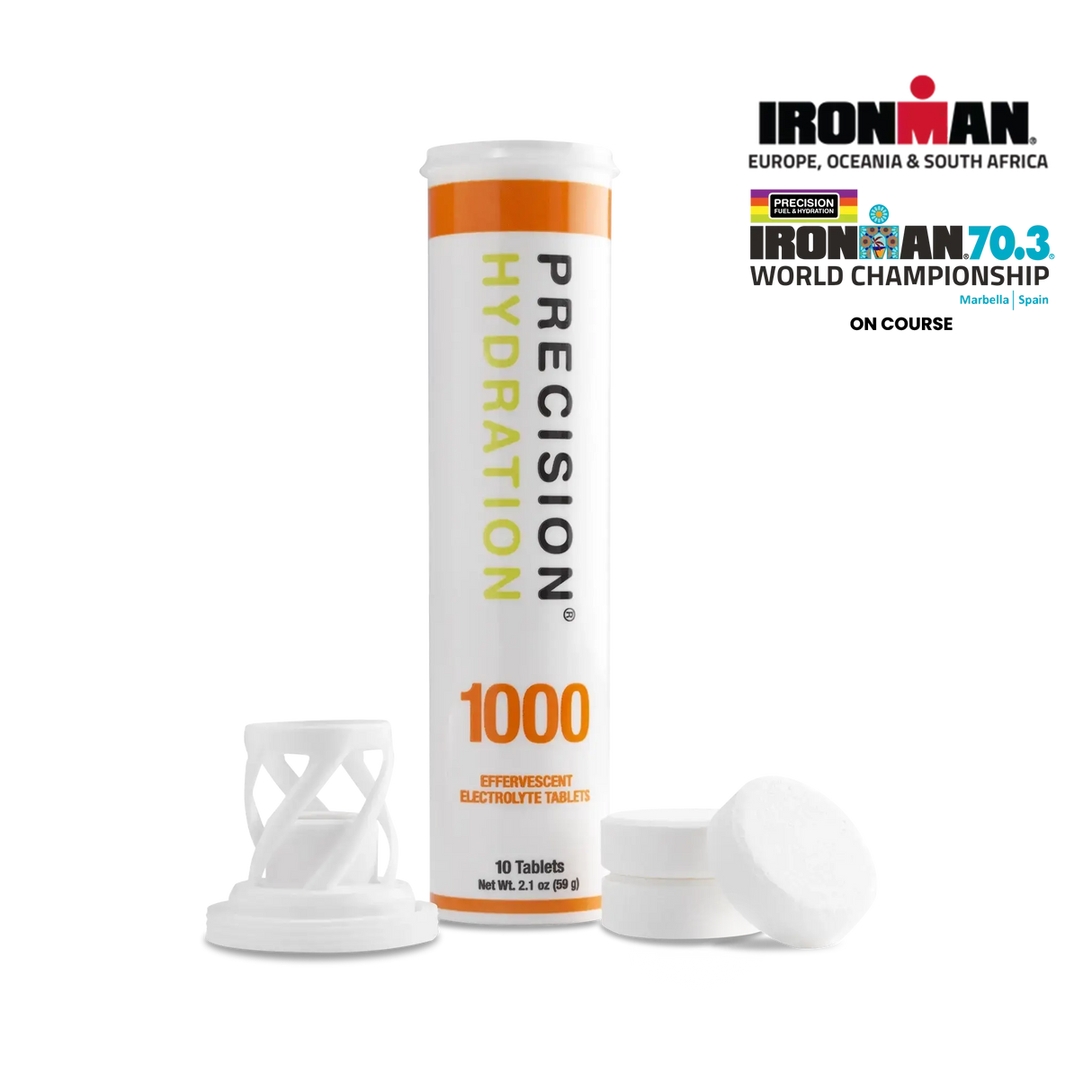 Precision Hydration | PH 1000 Electrolyte Tablets | 500 mg Sodium