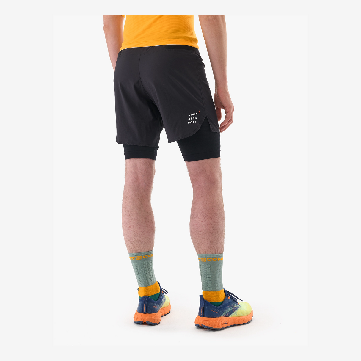 Compressport Trail 2-in-1 Short Heren | Trail.nl