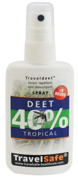 Travelsafe | TravelDEET 40% | Spray tegen muggen en teken | Trail.nl