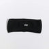 Våga Fleece Headband in black – laid flat, front view